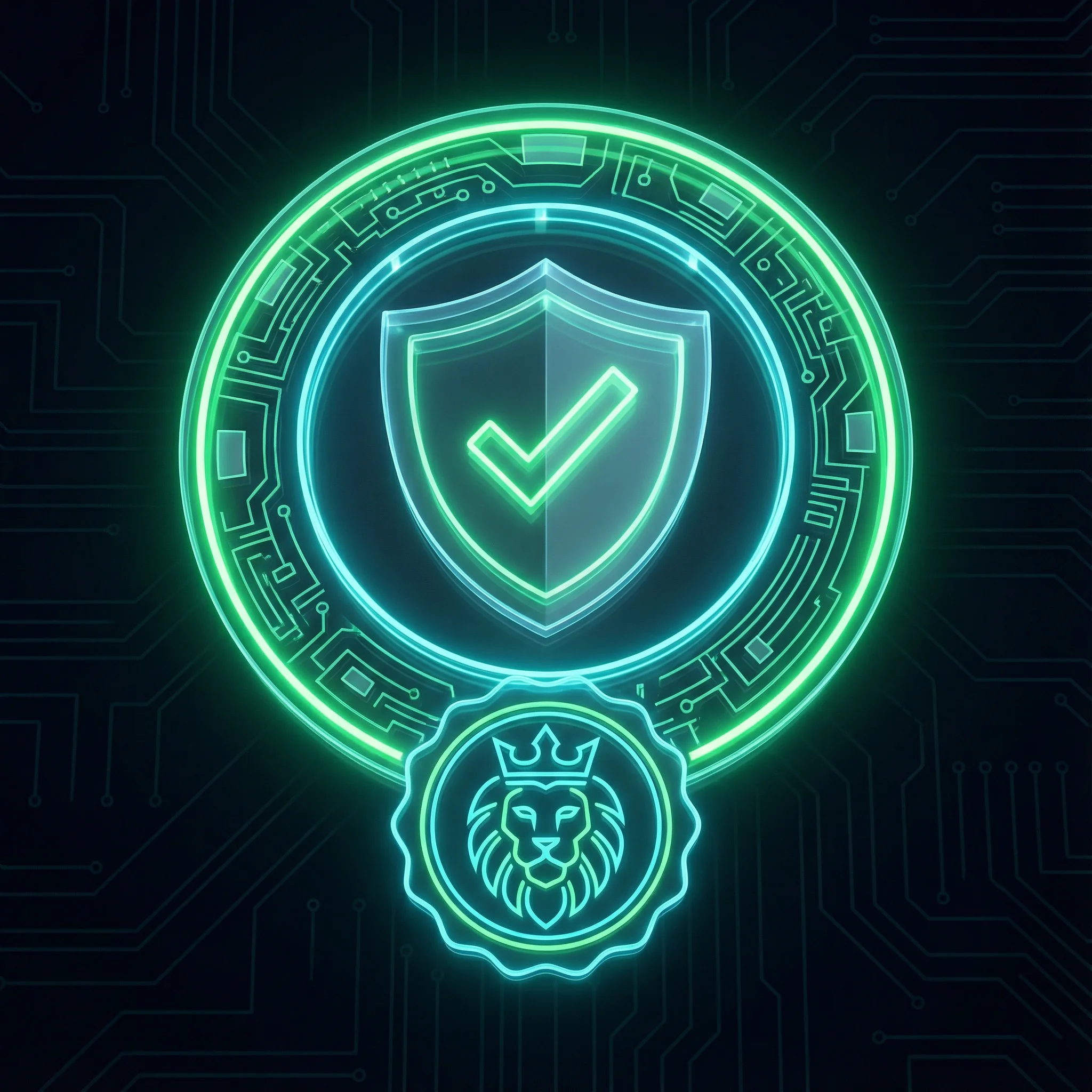 Selo de licença Curaçao eGaming certificando a legalidade do bravobet